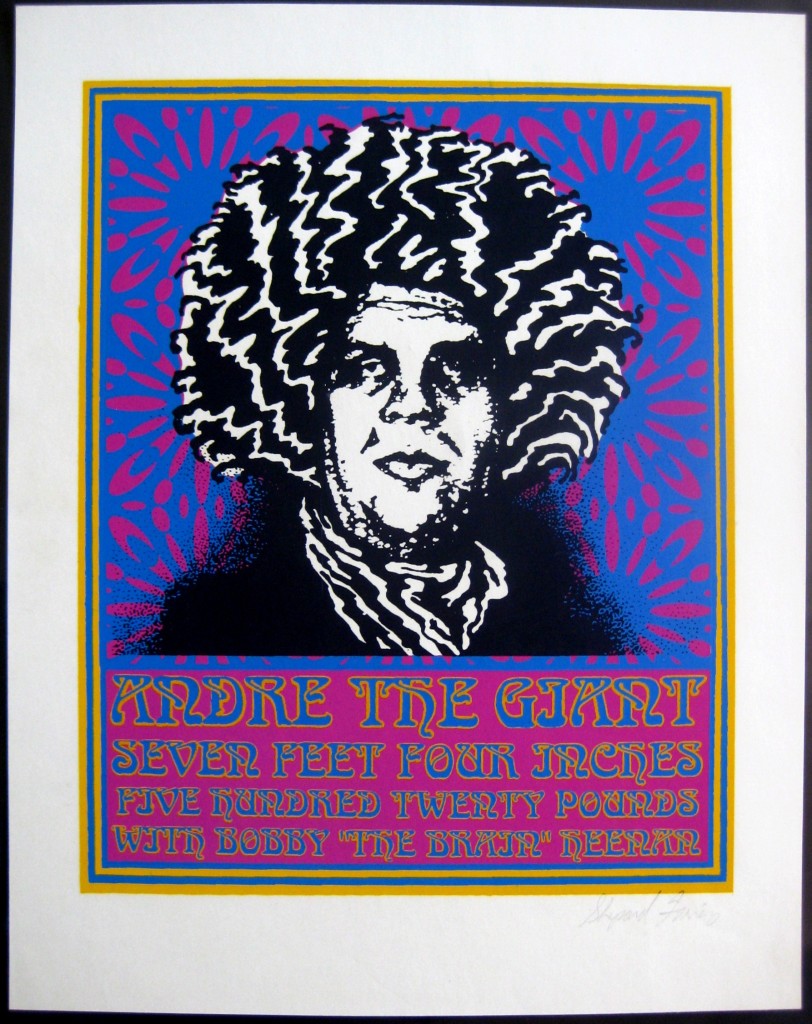 This rare Shepard Fairey print was bought through a Filckr search back in 2011. "Andre Hendrix" - Shepard Fairey